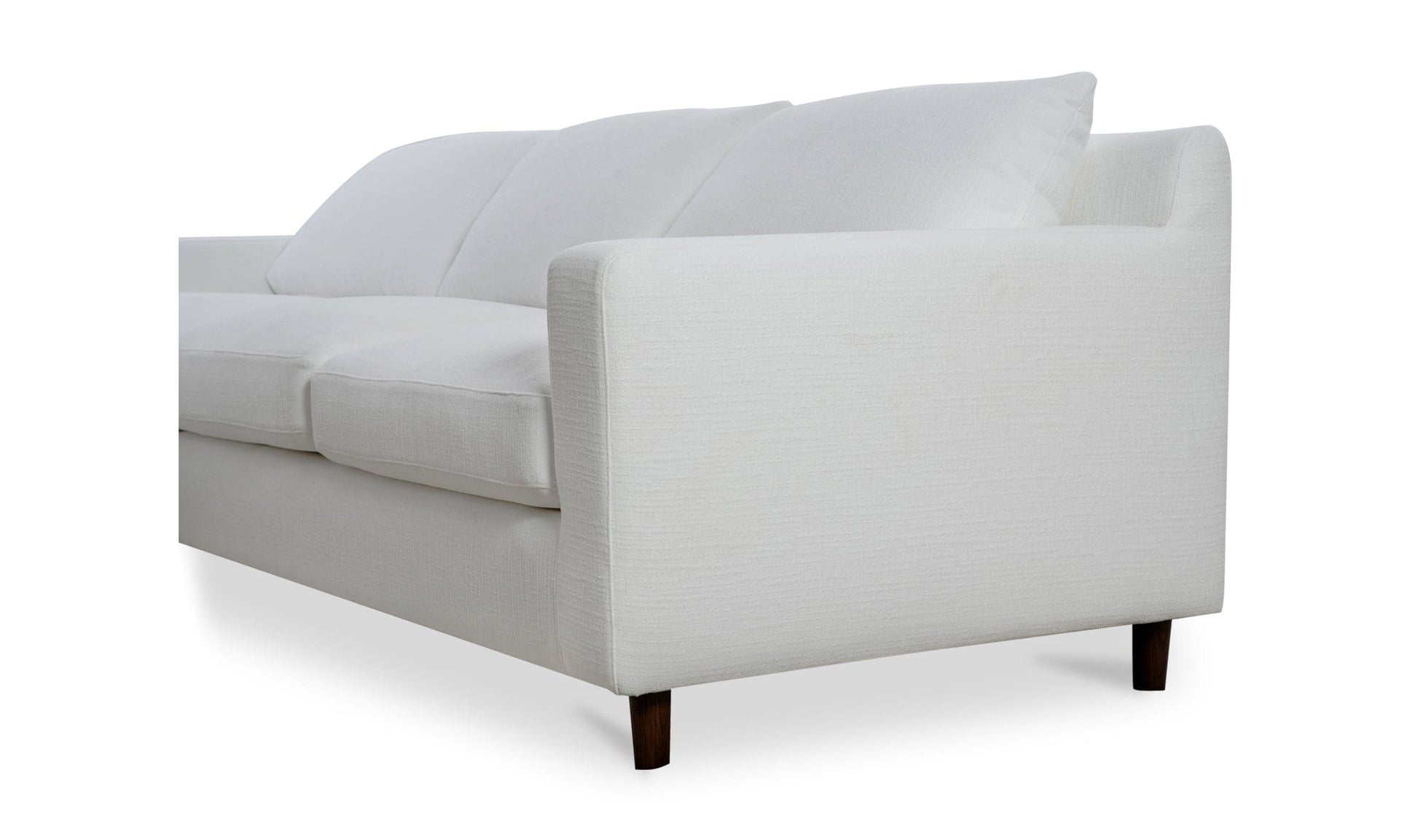 Moe's Home Collection Sofas Hutton Left Sectional White Hutton Left Sectional White