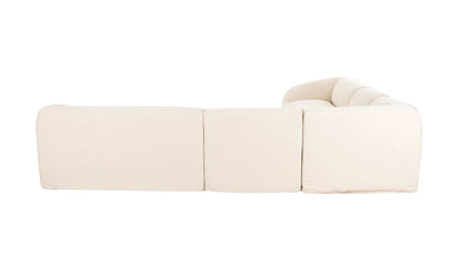 Moe's Home Collection Sofas Isla Classic L Modular Sectional Beige Isla Classic L Modular Sectional Beige