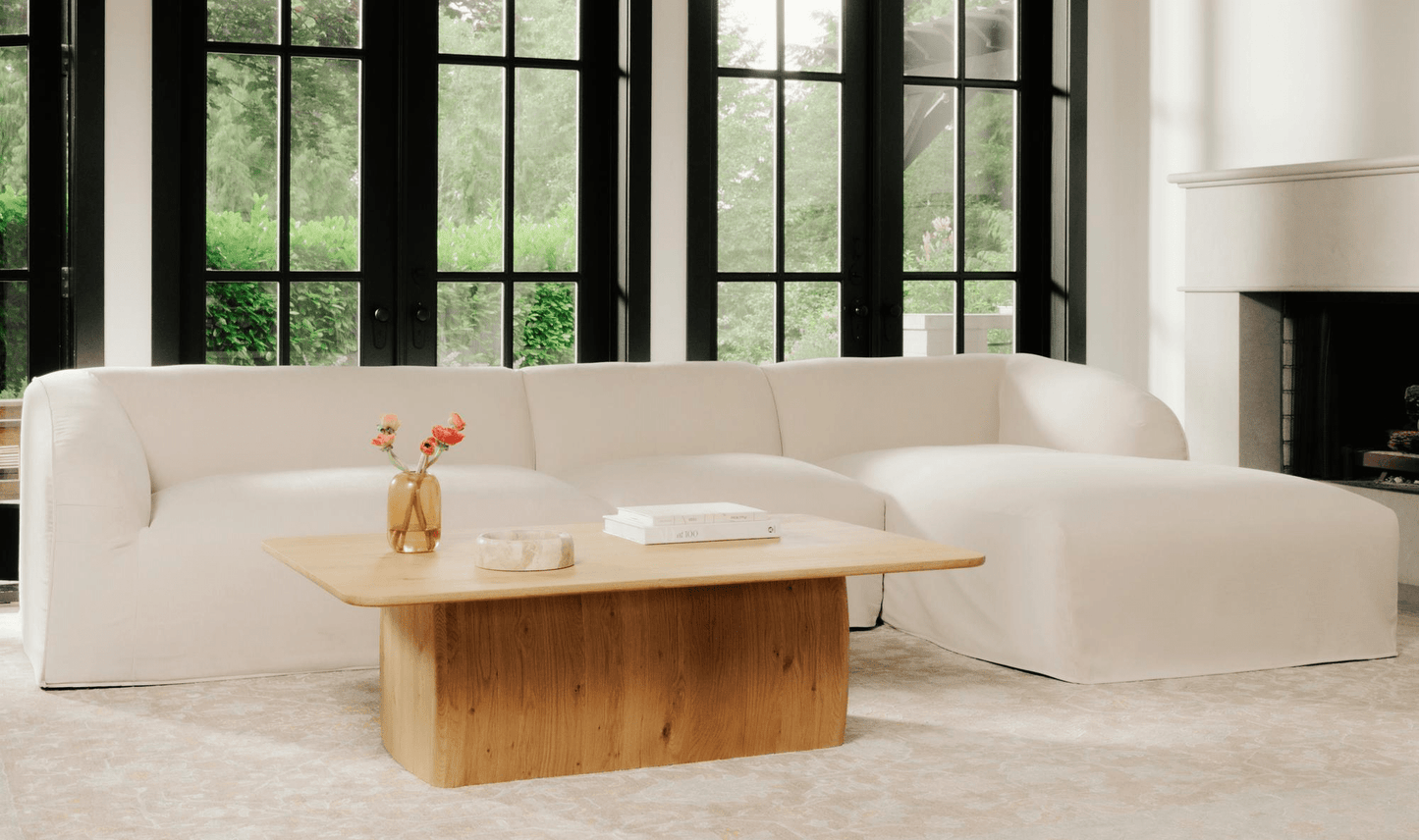 Moe's Home Collection Sofas ISLA CLASSIC L MODULAR SECTIONAL BEIGE ISLA CLASSIC L MODULAR SECTIONAL BEIGE