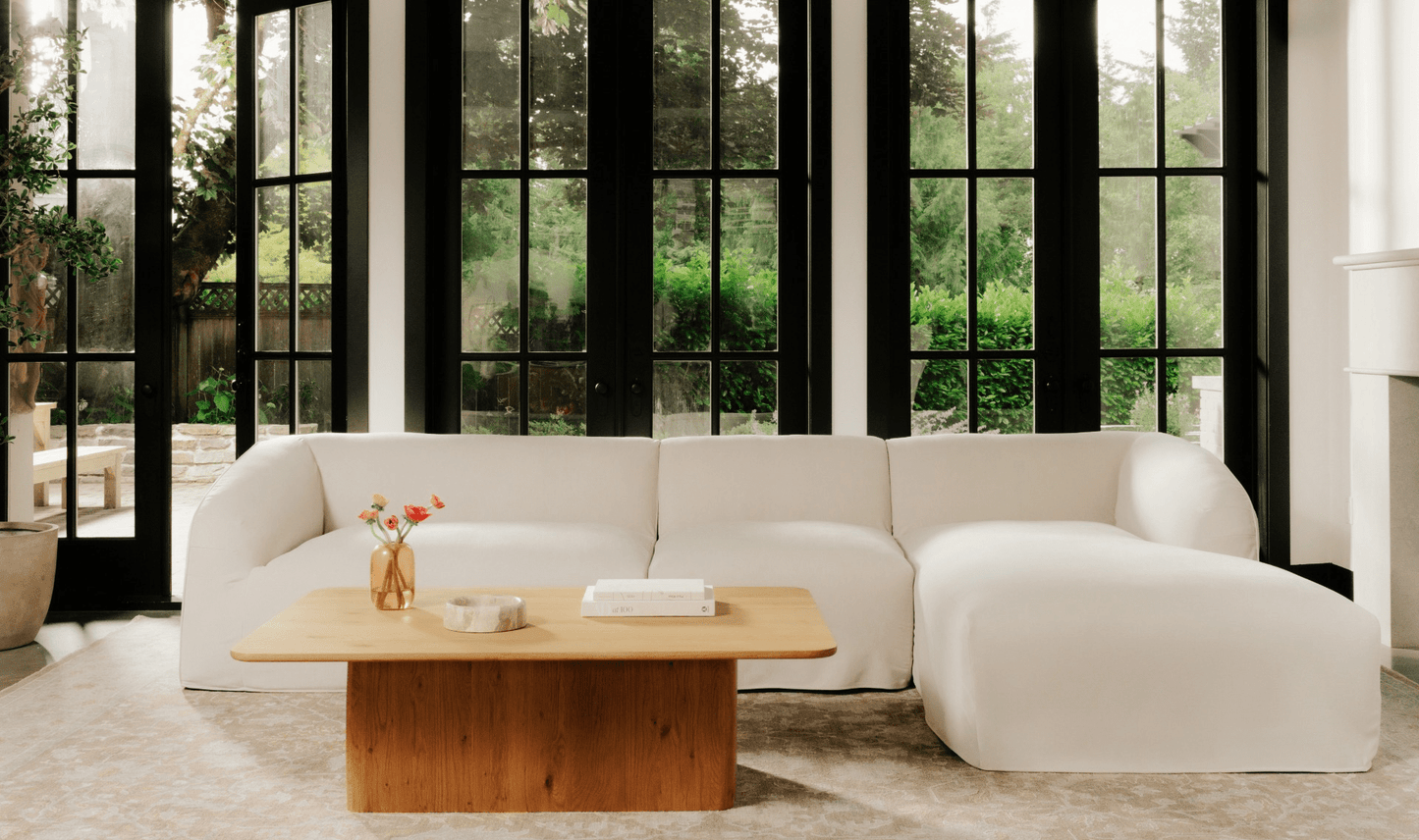 Moe's Home Collection Sofas ISLA CLASSIC L MODULAR SECTIONAL BEIGE ISLA CLASSIC L MODULAR SECTIONAL BEIGE