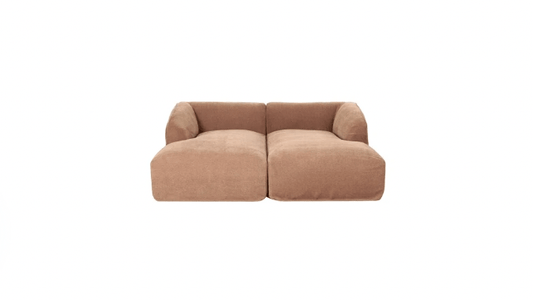 Moe's Home Collection Sofas Isla Double Chaise Modular Sectional Mocha Isla Double Chaise Modular Sectional Mocha