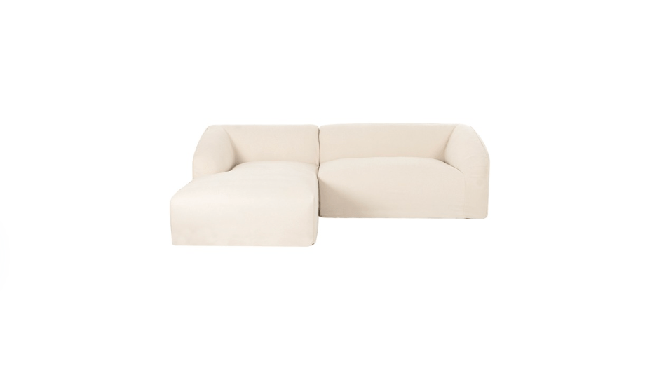 Moe's Home Collection Sofas Isla Nook 2 Piece Modular Sectional Left Beige Isla Nook 2 Piece Modular Sectional Left Beige
