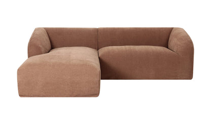 Moe's Home Collection Sofas Isla Nook 2 Piece Modular Sectional Left Mocha Isla Nook 2 Piece Modular Sectional Left Mocha