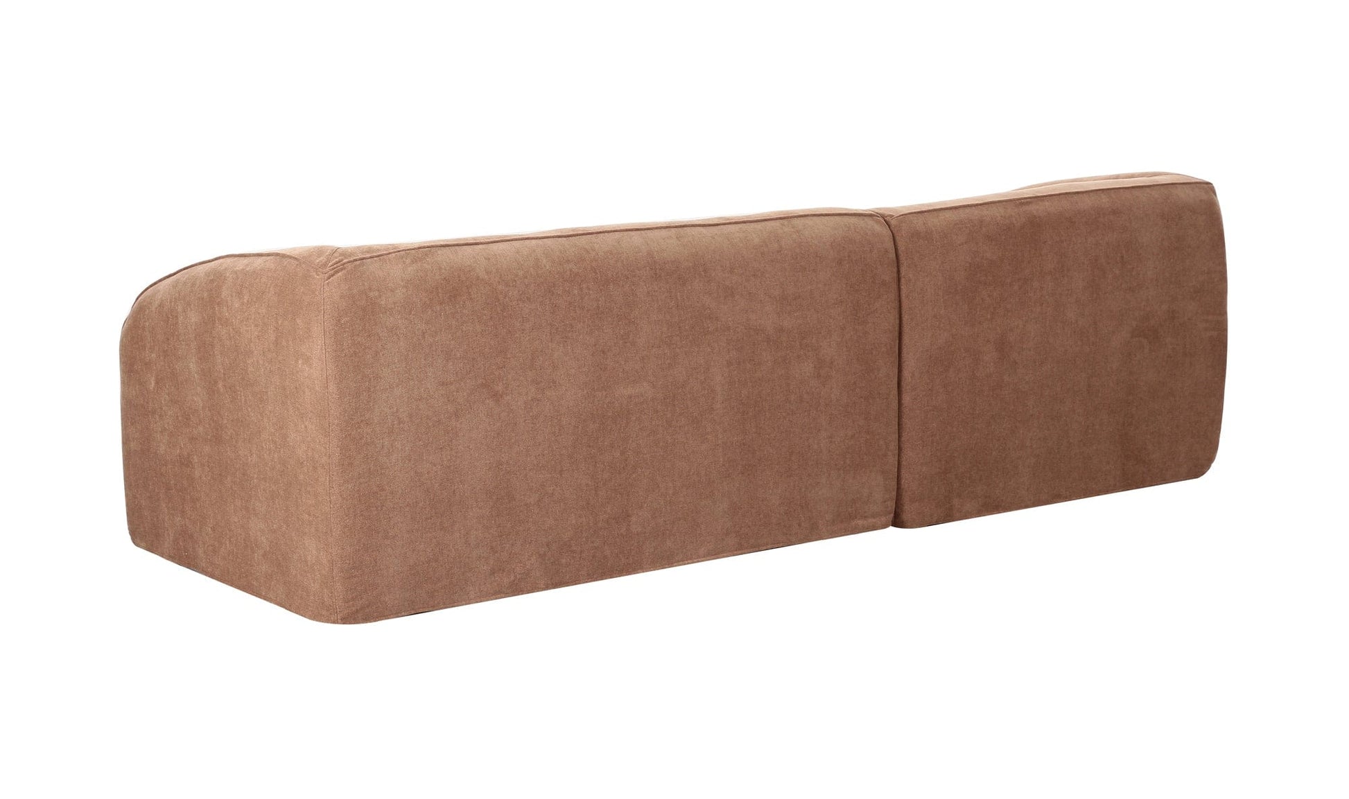 Moe's Home Collection Sofas Isla Nook 2 Piece Modular Sectional Left Mocha Isla Nook 2 Piece Modular Sectional Left Mocha