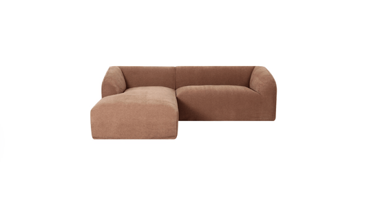 Moe's Home Collection Sofas Isla Nook 2 Piece Modular Sectional Left Mocha Isla Nook 2 Piece Modular Sectional Left Mocha
