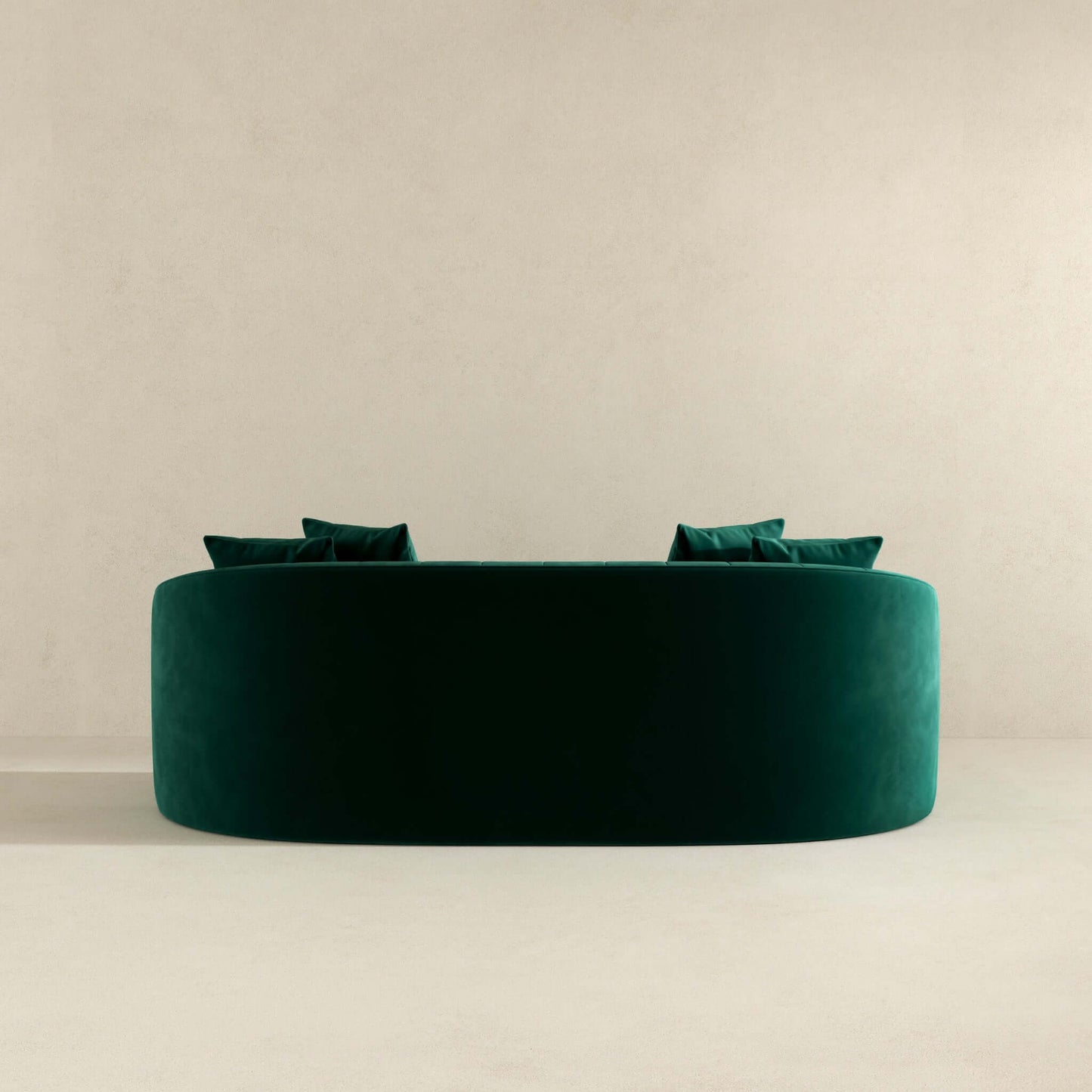 Ashcroft Furniture Co Sofas Kante Mid-Century Modern Green Velvet Sofa