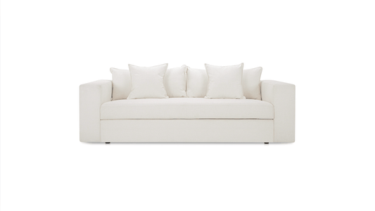 Moe's Home Collection Sofas Kiran Sleeper Sofa White Kiran Sleeper Sofa White