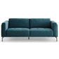 Ashcroft Furniture Co Sofas Lanchester Mid Century Modern Blue Linen Sofa