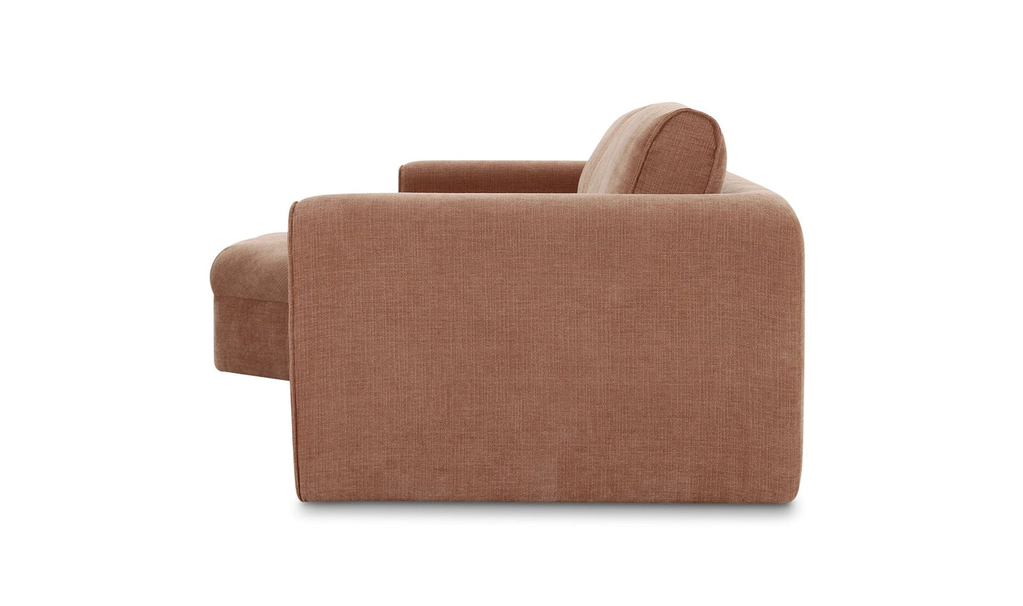 Moe's Home Collection Sofas Madrid Left Sectional Heritage Pink Madrid Left Sectional Heritage Pink