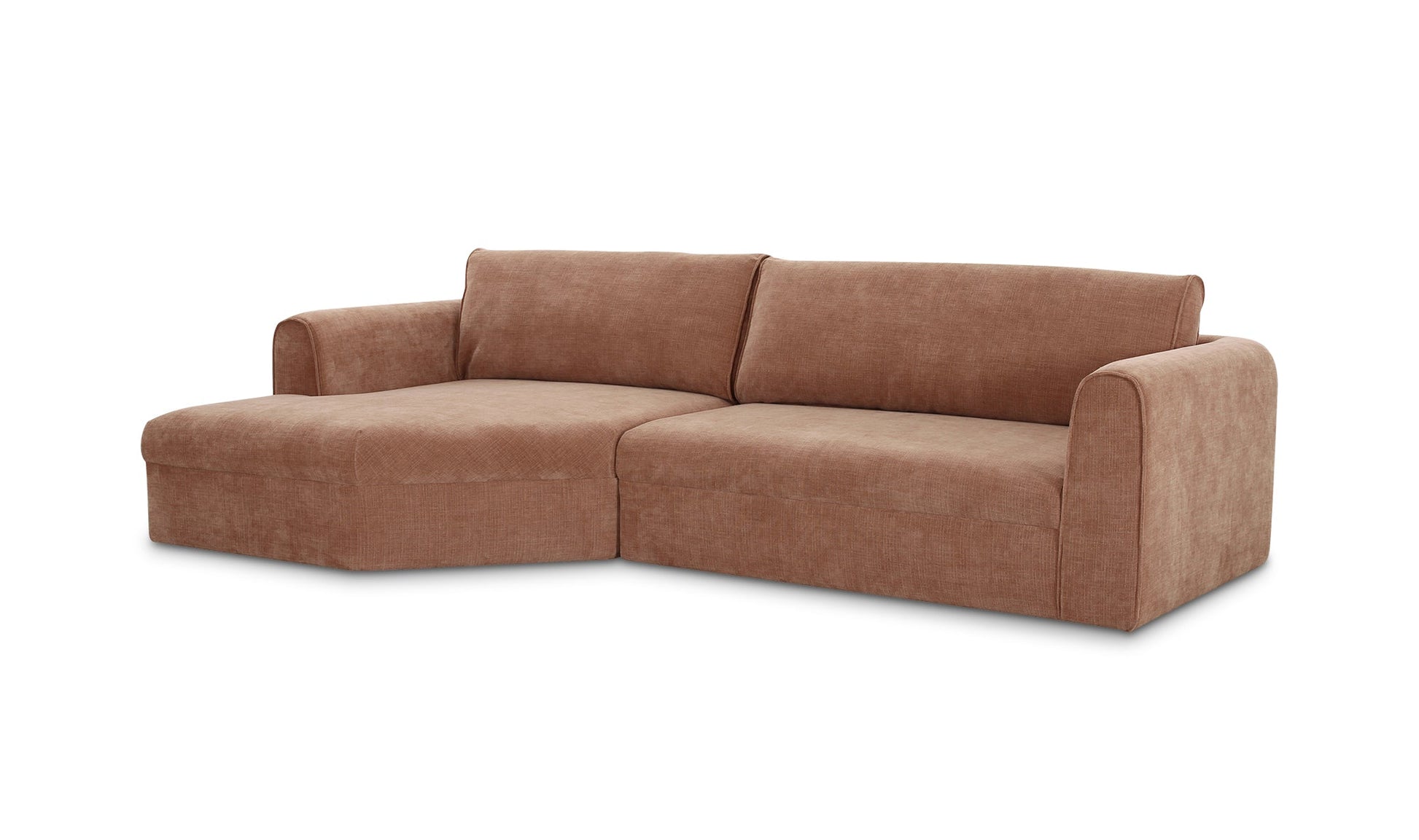 Moe's Home Collection Sofas Madrid Left Sectional Heritage Pink Madrid Left Sectional Heritage Pink