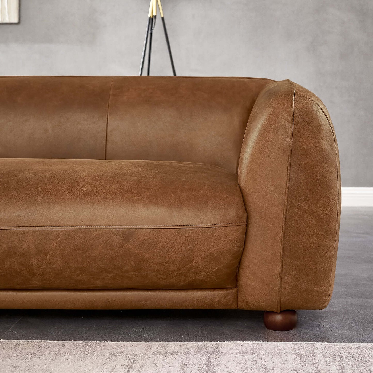 Ashcroft Furniture Co Sofas Marlon Luxury Italian Leather Sofa