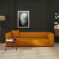 Ashcroft Furniture Co Sofas Marshall Modern Dark Yellow Boucle Sofa