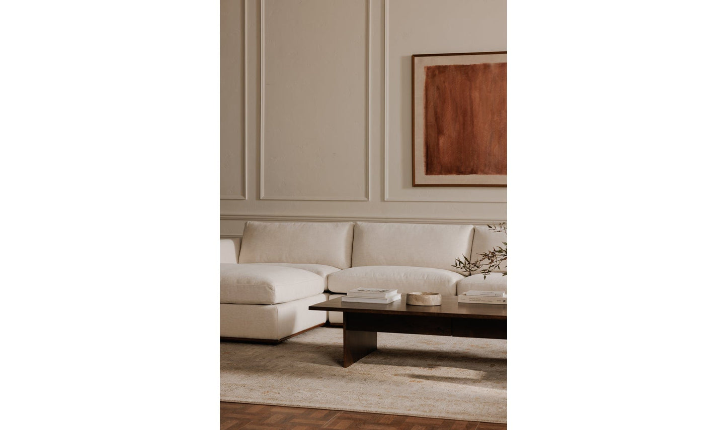 Moe's Home Collection Sofas Rue Classic L Modular Sectional Off White Rue Classic L Modular Sectional Off White