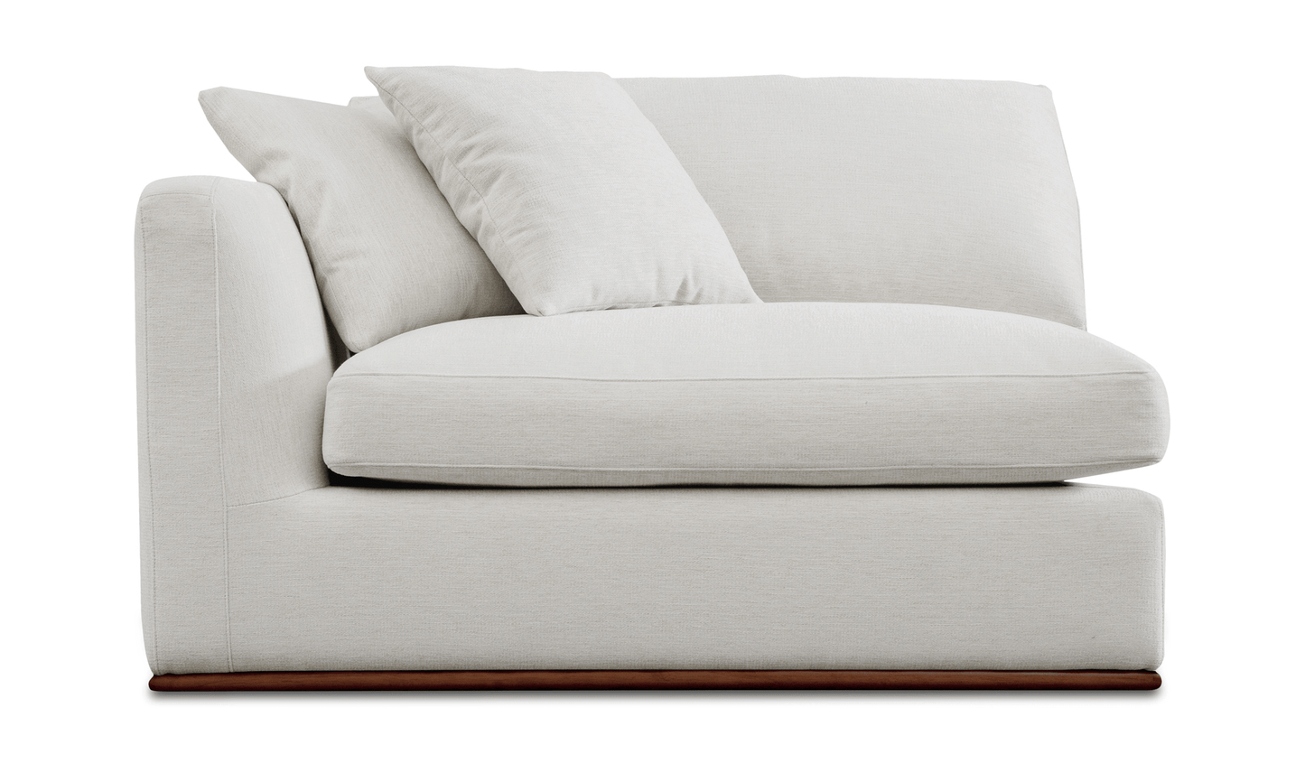 Moe's Home Collection Sofas RUE LEFT ARM FACING CHAIR OFF WHITE RUE LEFT ARM FACING CHAIR OFF WHITE