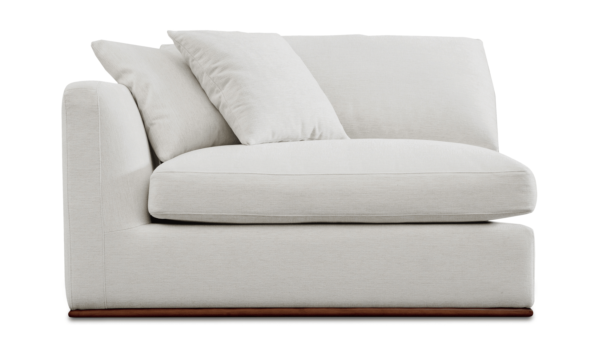 Moe's Home Collection Sofas RUE LEFT ARM FACING CHAIR OFF WHITE RUE LEFT ARM FACING CHAIR OFF WHITE