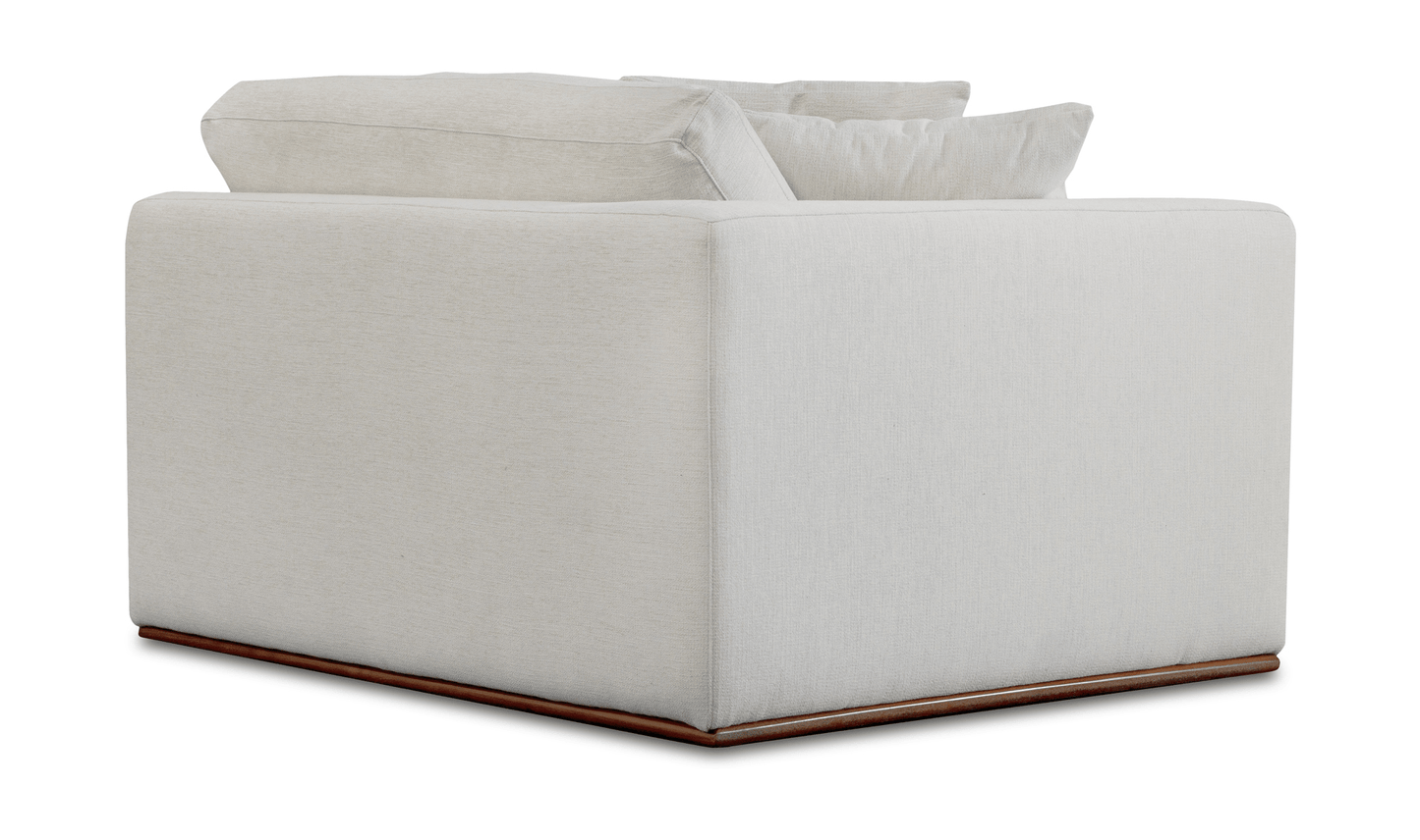 Moe's Home Collection Sofas RUE LEFT ARM FACING CHAIR OFF WHITE RUE LEFT ARM FACING CHAIR OFF WHITE