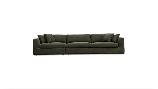 Moe's Home Collection Sofas Rue Modular Sofa Dark Green Rue Modular Sofa Dark Green