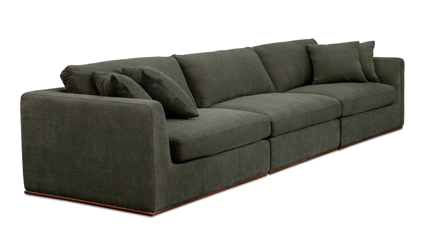 Moe's Home Collection Sofas Rue Modular Sofa Dark Green Rue Modular Sofa Dark Green