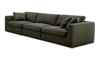 Moe's Home Collection Sofas Rue Modular Sofa Dark Green Rue Modular Sofa Dark Green