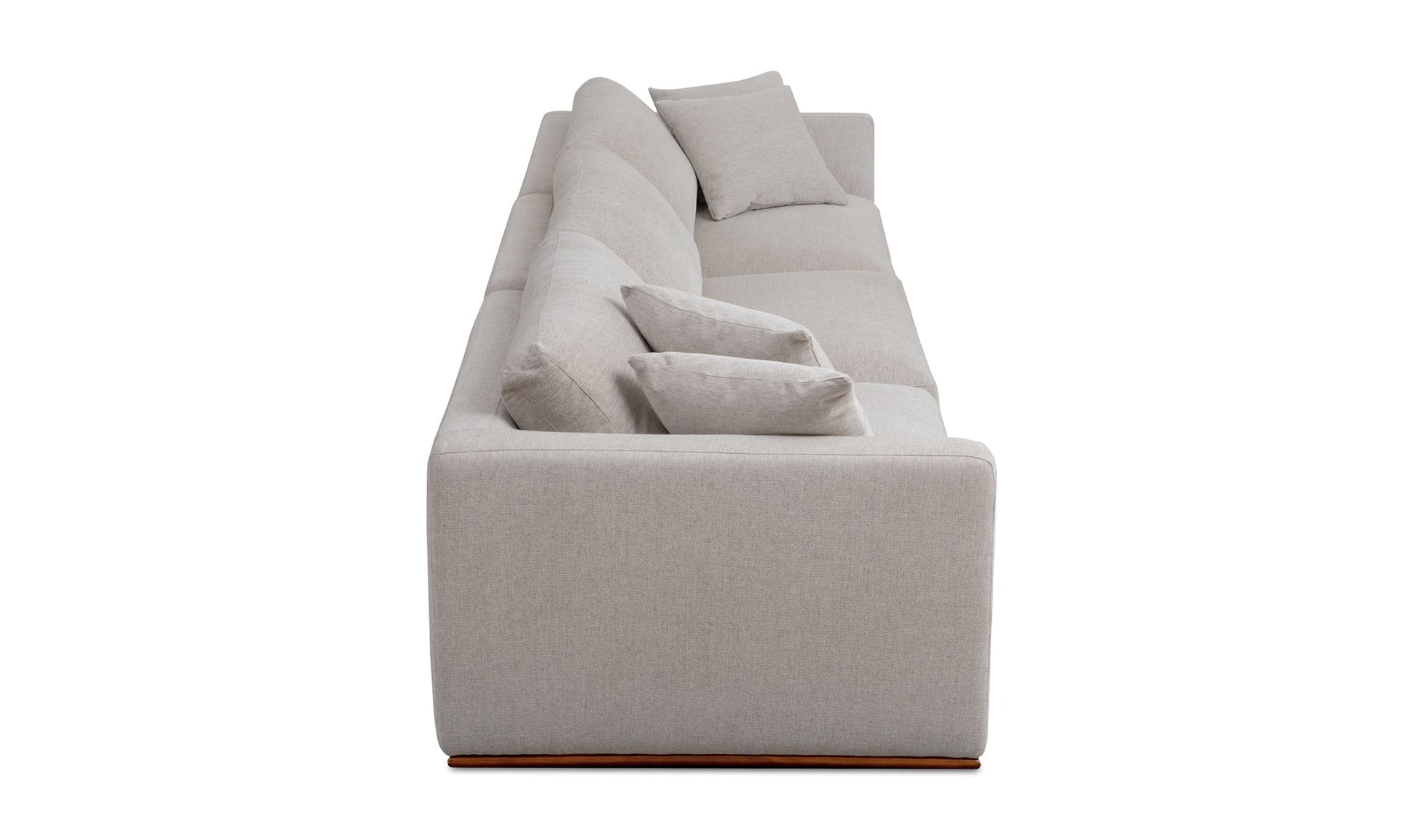 Moe's Home Collection Sofas Rue Modular Sofa Flecked Grey Rue Modular Sofa Flecked Grey