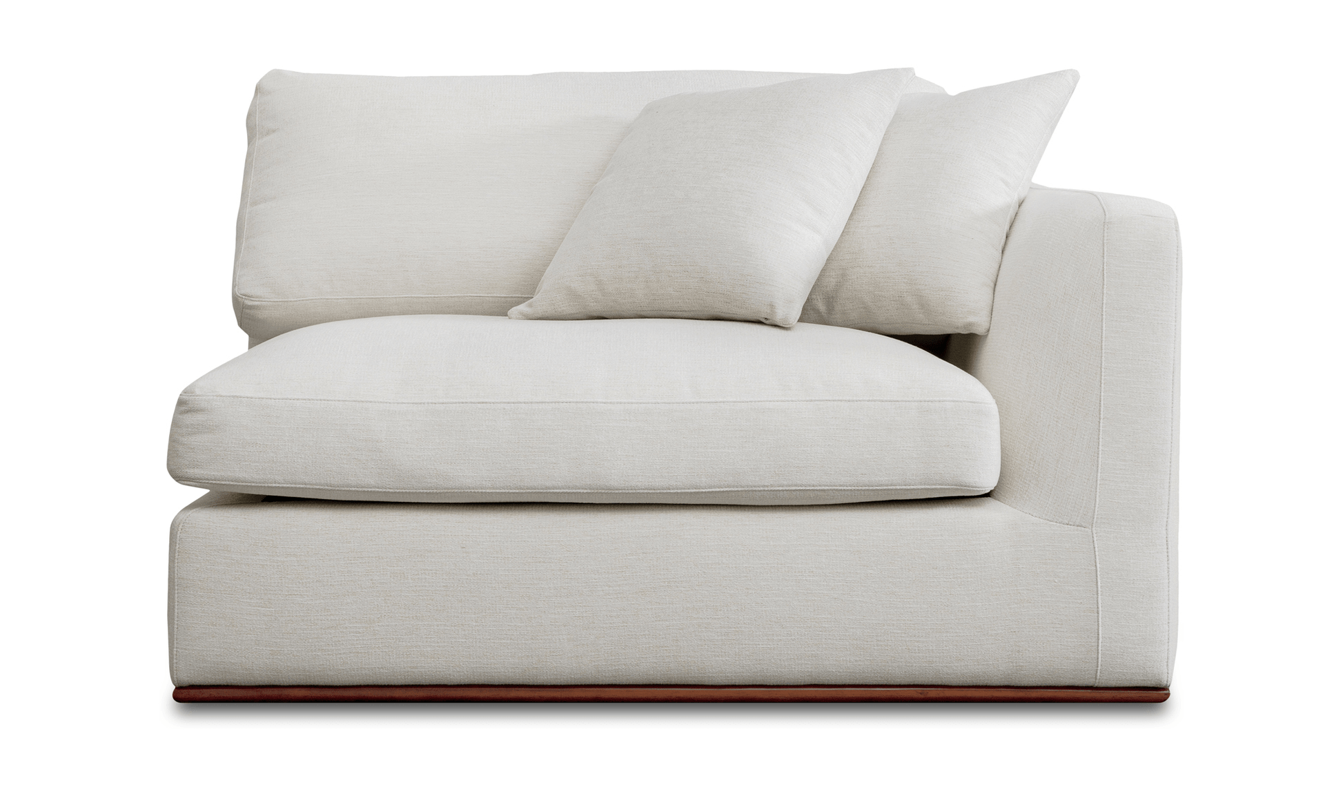 Moe's Home Collection Sofas RUE RIGHT ARM FACING CHAIR OFF WHITE RUE RIGHT ARM FACING CHAIR OFF WHITE