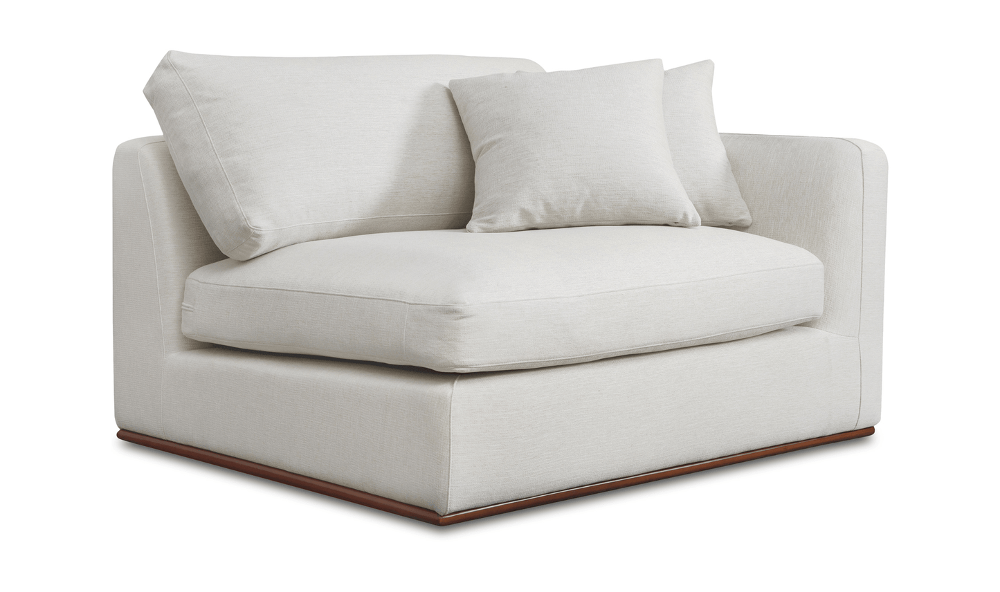 Moe's Home Collection Sofas RUE RIGHT ARM FACING CHAIR OFF WHITE RUE RIGHT ARM FACING CHAIR OFF WHITE