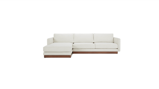 Moe's Home Collection Sofas Vernon Left Sectional White Vernon Left Sectional White