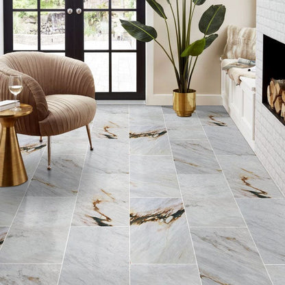 Villohome | Online Flooring Shop Special Order Marble Tiles Marble / Polished / 24"x48"x3/4" Alpina White Marble Polished Floor and Wall Tile - Large Format - Livfloors Collection Alpina White Marble Polished Floor and Wall Tile - Large Format - Livfloors Collection