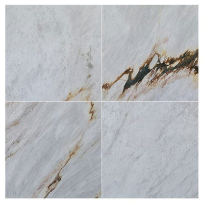 Villohome | Online Flooring Shop Special Order Marble Tiles Marble / Polished / 24"x24"x3/4" Alpina White Marble Polished Floor and Wall Tile - Large Format - Livfloors Collection Alpina White Marble Polished Floor and Wall Tile - Large Format - Livfloors Collection