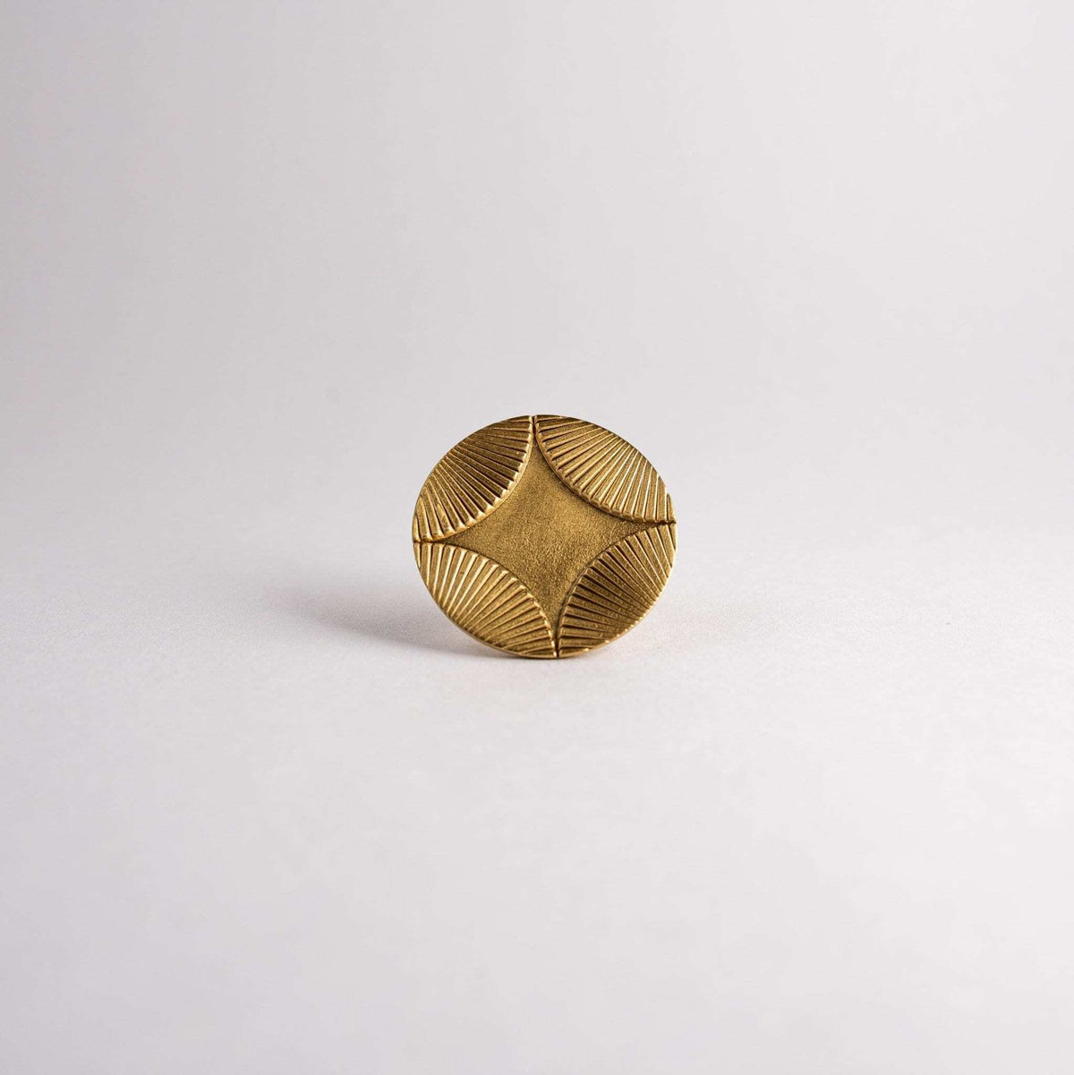 Star, Solid Brass Cabinet Knob.