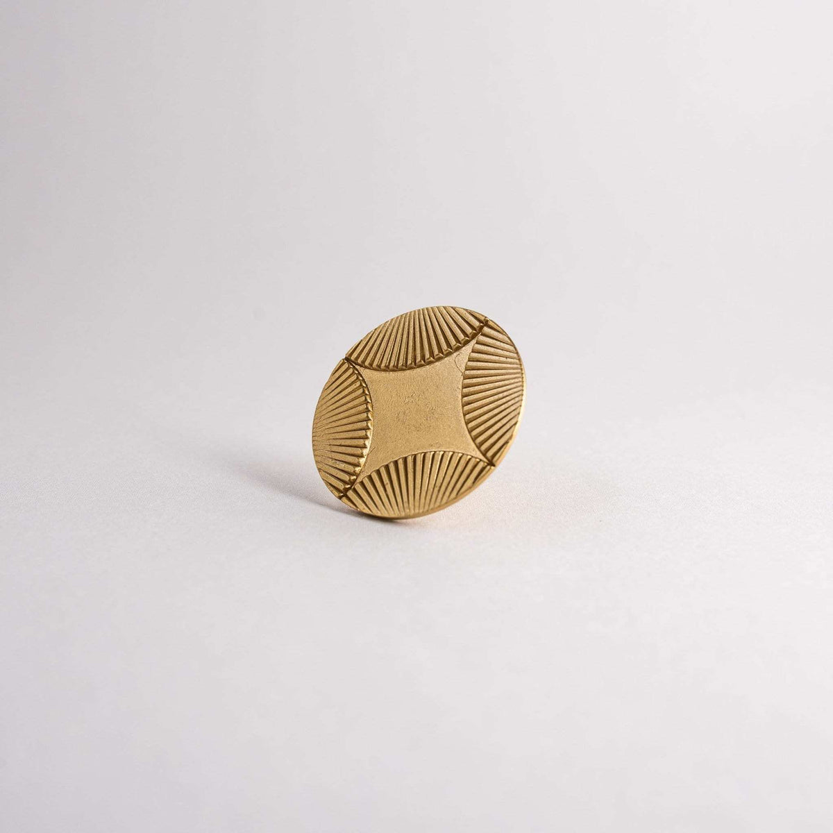 Star, Solid Brass Cabinet Knob.