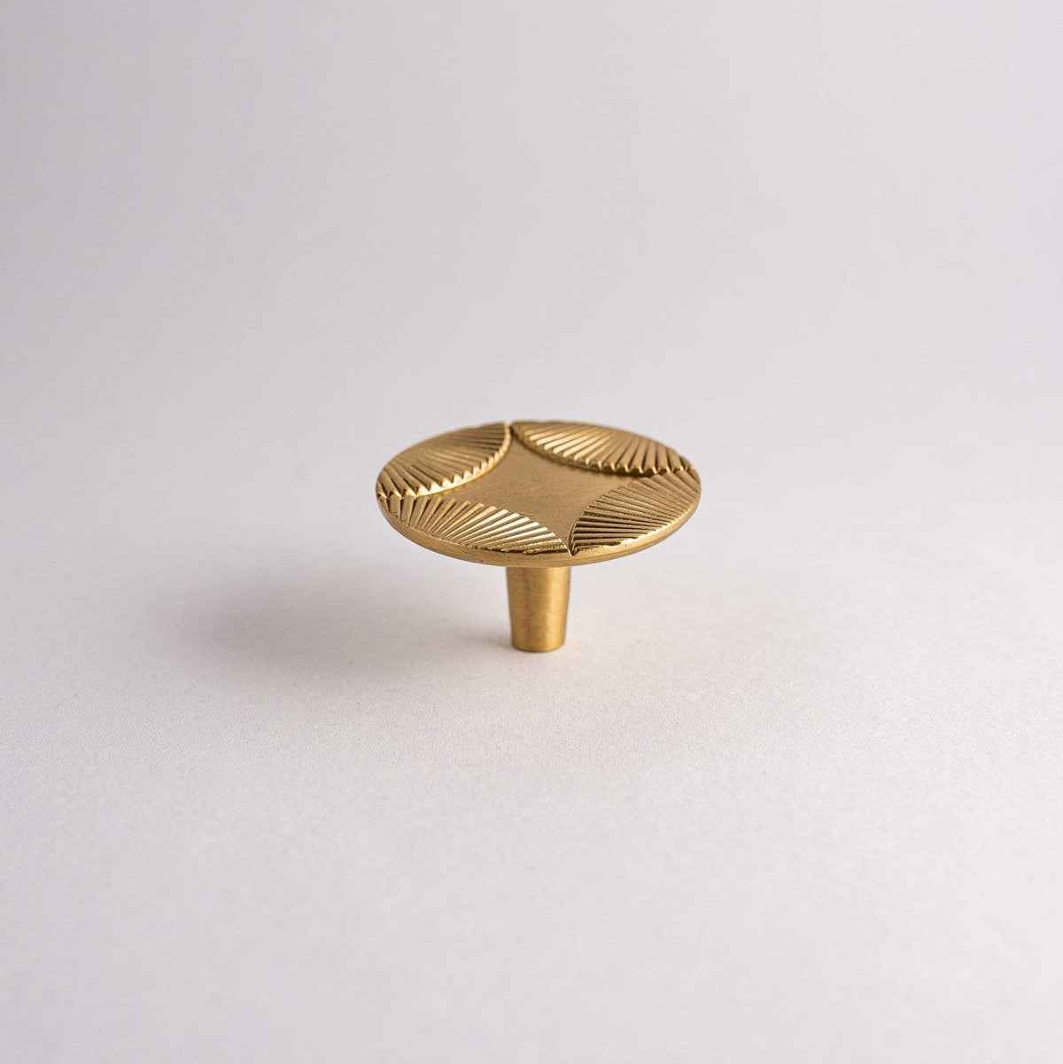Star, Solid Brass Cabinet Knob.