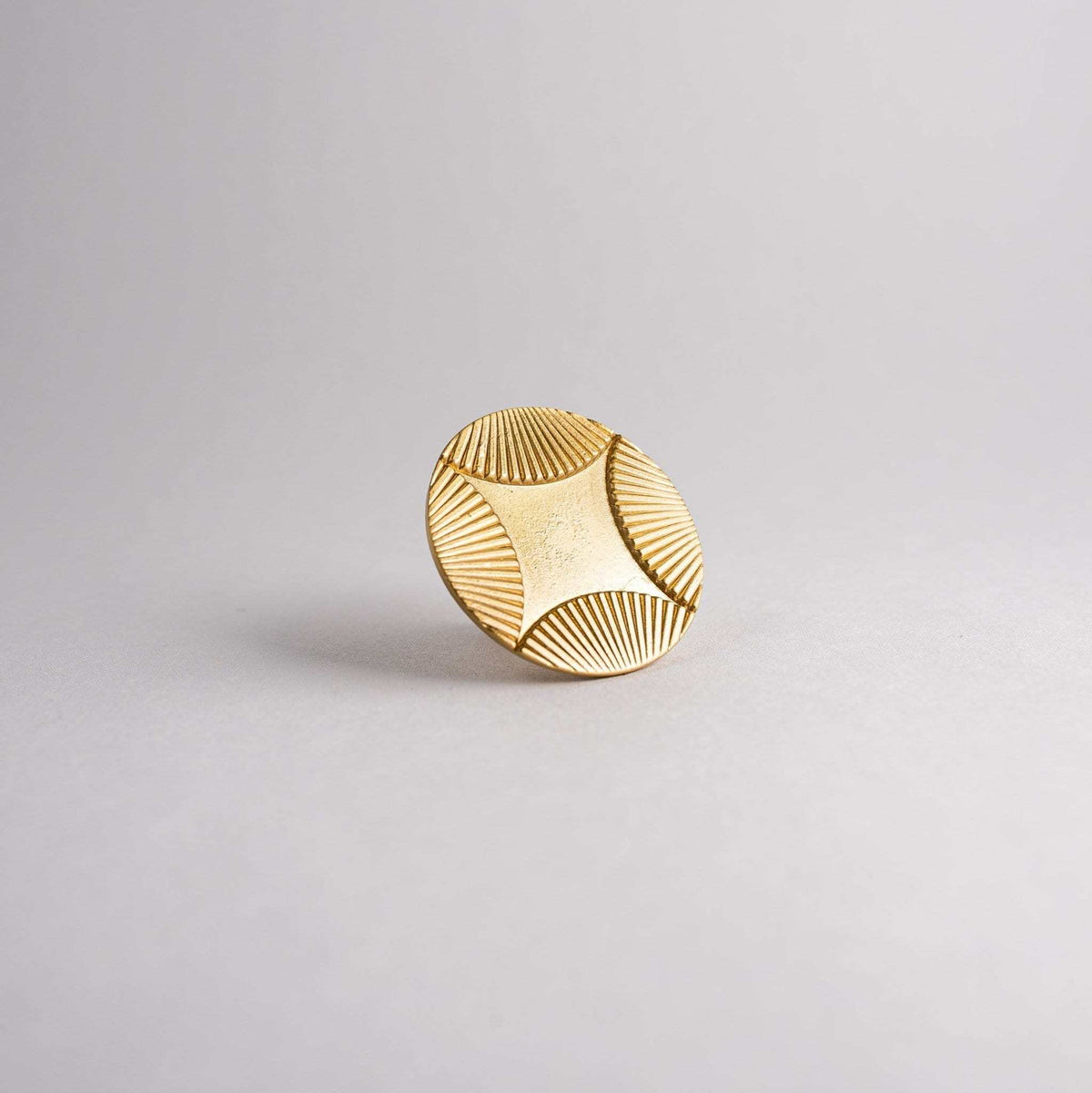 Star, Solid Brass Cabinet Knob.