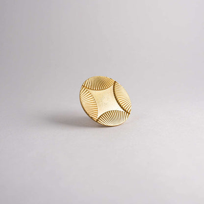 Star, Solid Brass Cabinet Knob.