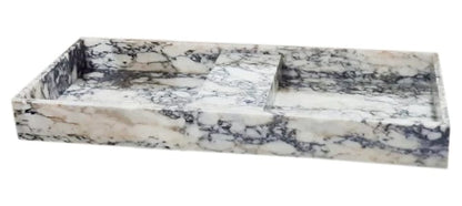 Villohome | Online Flooring Shop Stone Sinks Calacatta Viola Marble Double Bathroom Sink Polished (W)19" (L)53" (H)6" Calacatta Viola Marble Double Bathroom Sink Polished (W)19" (L)53" (H)6"
