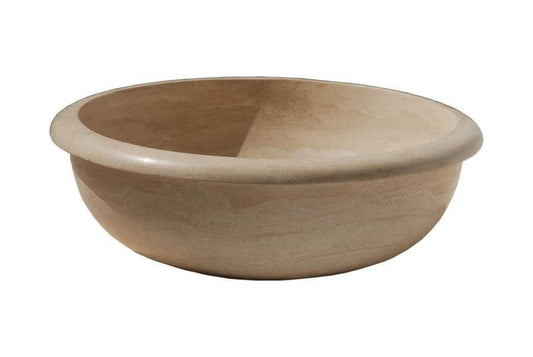 Villohome | Online Flooring Shop Stone Sinks Light Beige Travertine Natural Stone Drop-in or Above Vanity Bathroom Sink Light Beige Travertine Natural Stone Drop-in or Above Vanity Bathroom Sink