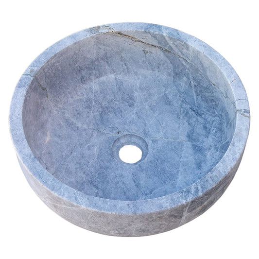 Villohome | Online Flooring Shop Stone Sinks Natural Stone Sirius Silver Marble Above Vanity Bathroom Vessel Sink (D)16" (H)6" Natural Stone Sirius Silver Marble Above Vanity Bathroom Vessel Sink (D)16" (H)6"