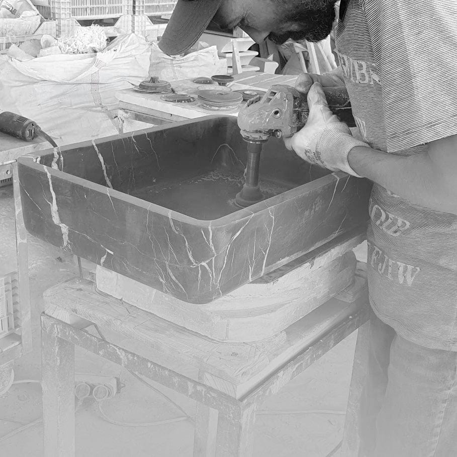 Villohome | Online Flooring Shop Stone Sinks TCSC | Calacatta Viola Marble Rectangular Wall-mount Bathroom Sink with 8" Backsplash (W)21" (L)34" (H)10" TCSC | Calacatta Viola Marble Rectangular Wall-mount Bathroom Sink with 8" Backsplash (W)21" (L)34" (H)10"