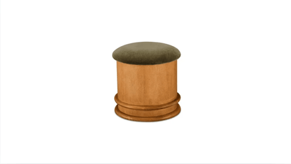 Moe's Home Collection Stool Piccolo Storage Stool Olive Piccolo Storage Stool Olive