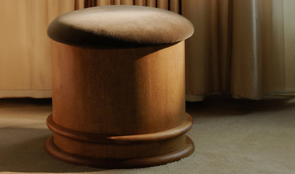 Moe's Home Collection Stool Piccolo Storage Stool Olive Piccolo Storage Stool Olive