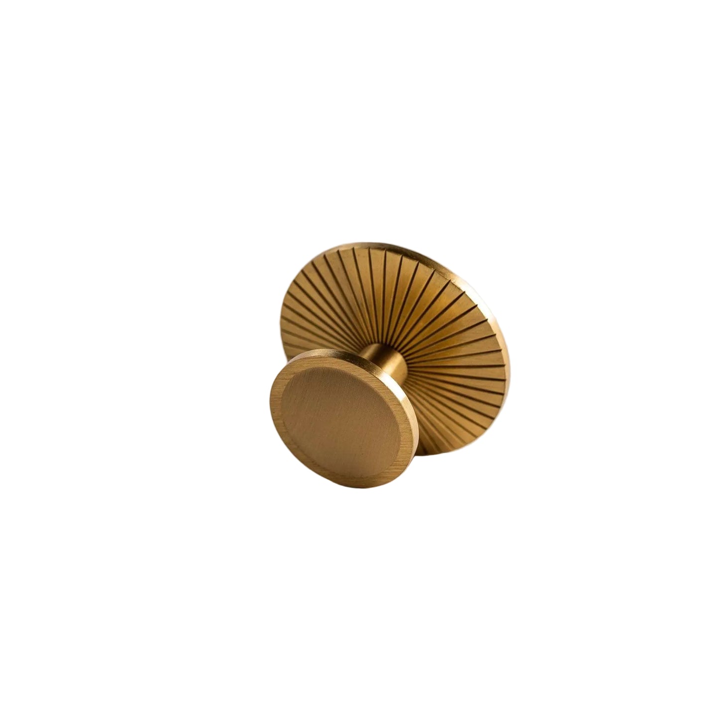 Sunburst, Solid Brass Cabinet Knobs.