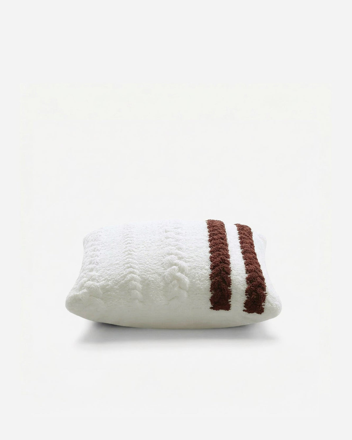 Snug Braided Two-Stripes Throw Pillow.