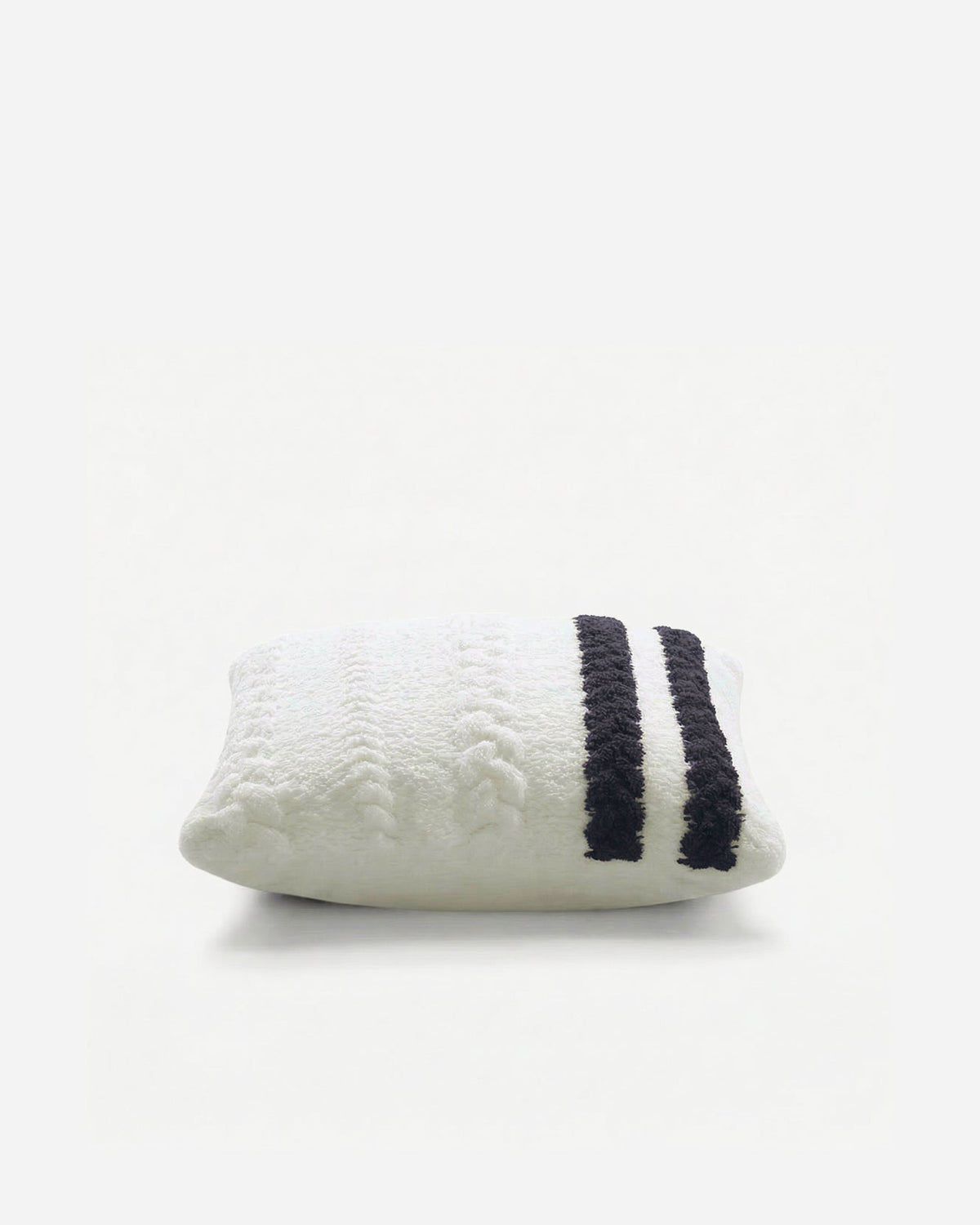 Snug Braided Two-Stripes Throw Pillow.