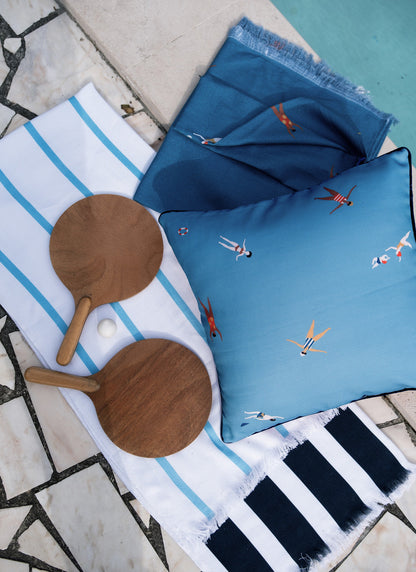 Riviera Outdoor Throw Pillow.