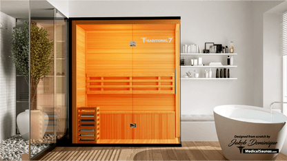 3 Person Home Steam Sauna | Traditional 7™.
