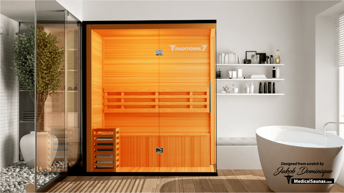 3 Person Home Steam Sauna | Traditional 7™.