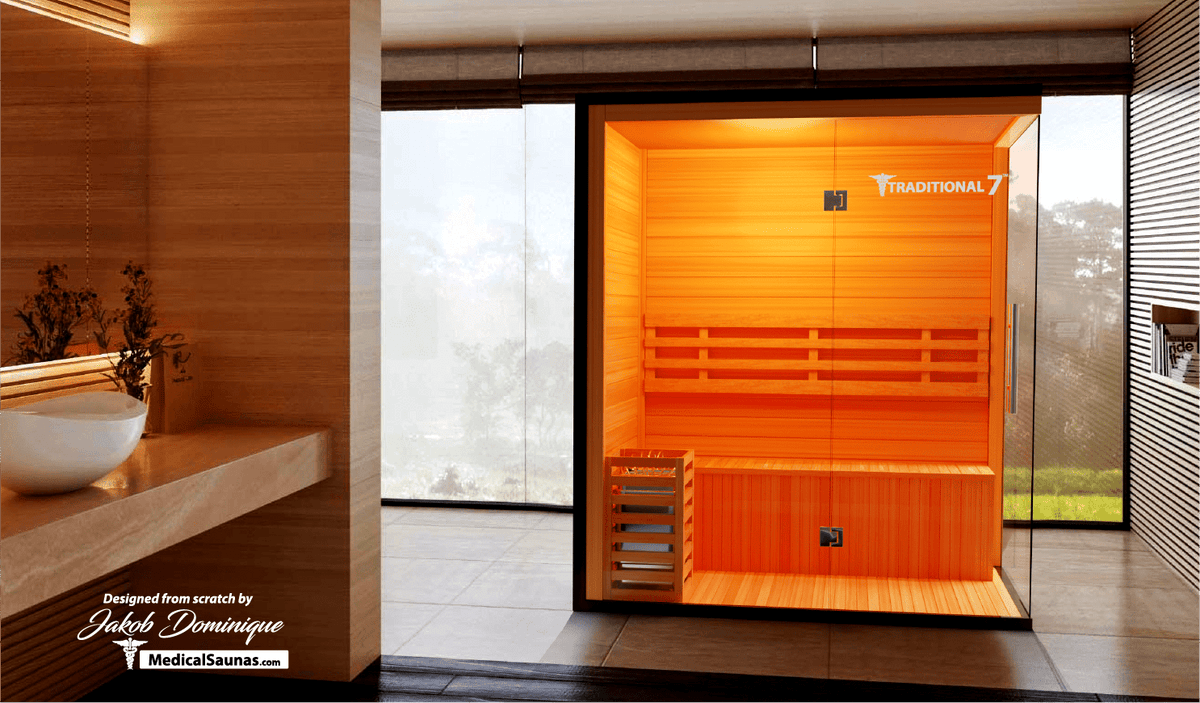 3 Person Home Steam Sauna | Traditional 7™.