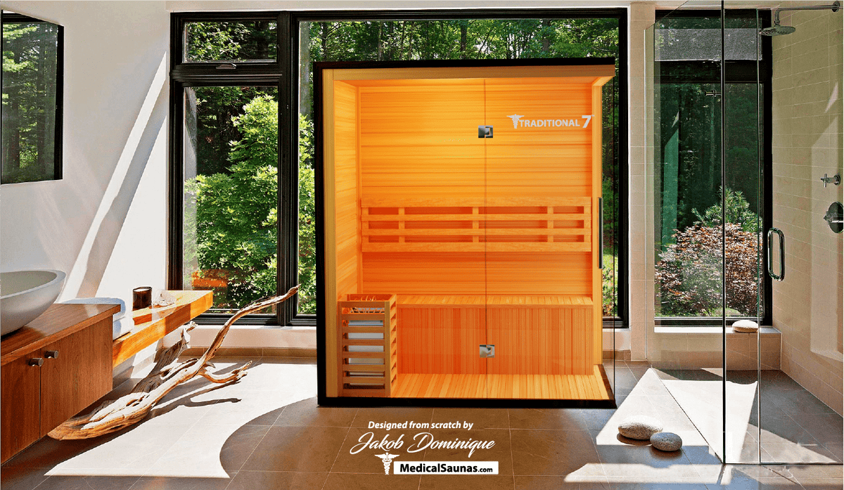 3 Person Home Steam Sauna | Traditional 7™.