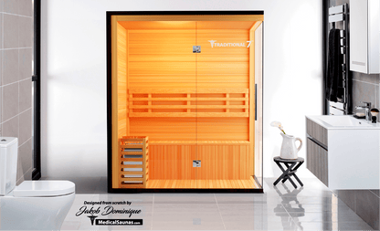 3 Person Home Steam Sauna | Traditional 7™.