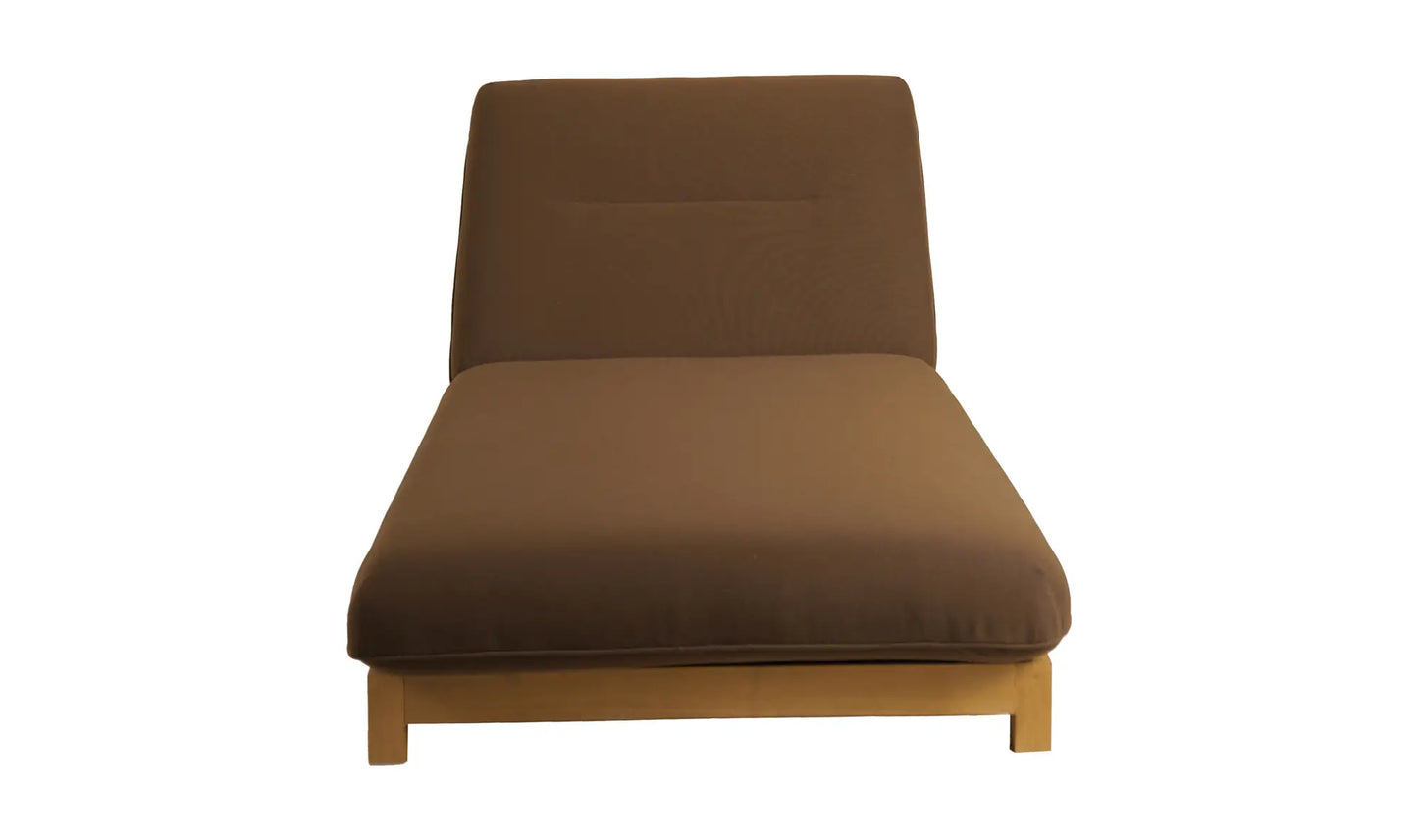 Enzo Outdoor Adjustable Lounge Chair Brown